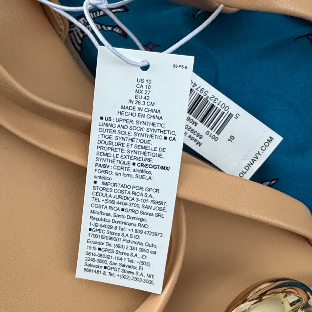 Old Navy Women's Tan Faux Leather Strappy Toe Ring
Sandals - Picture 7 of 9